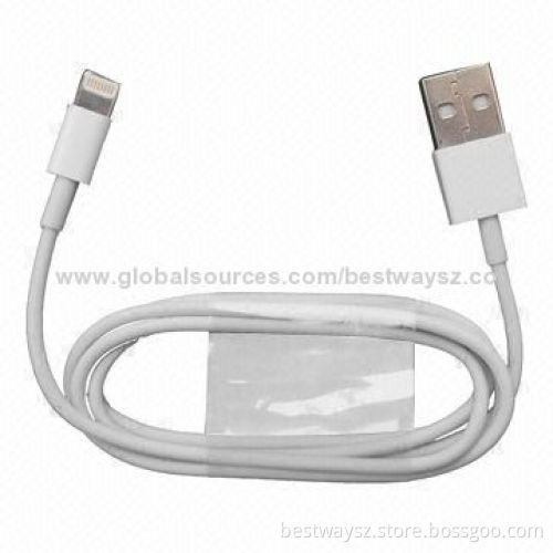 USB Cable for iPhone, with MFI Certificate, 8-pin Connector